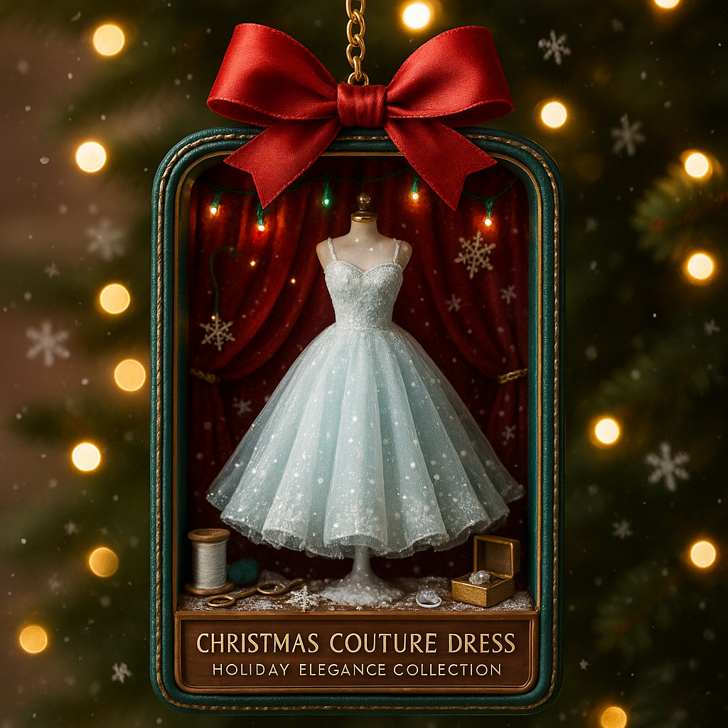 Christmas Couture Dress Ornament Collection