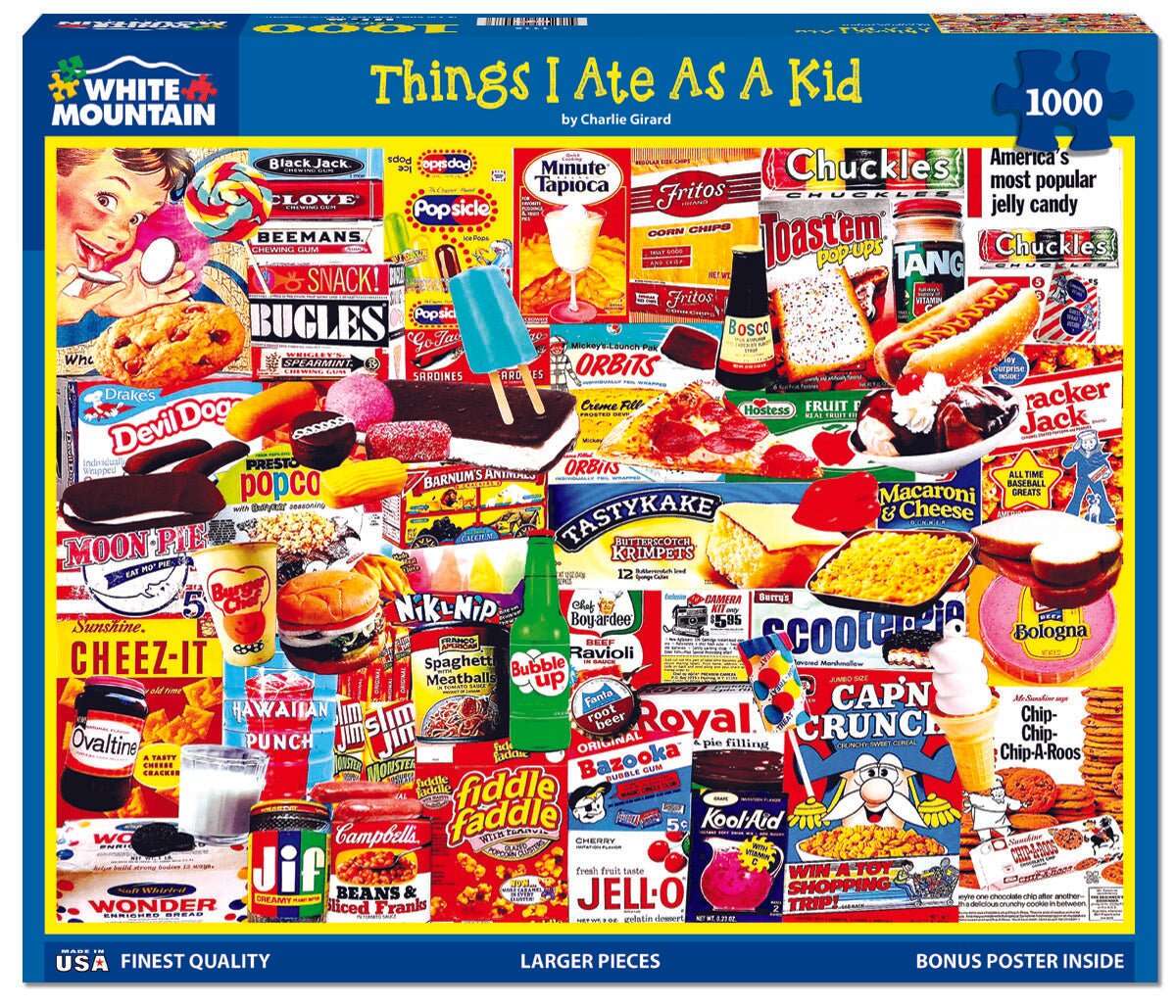 Things I Ate As A Kid (1110pz) - 1000 Piece Jigsaw Puzzle