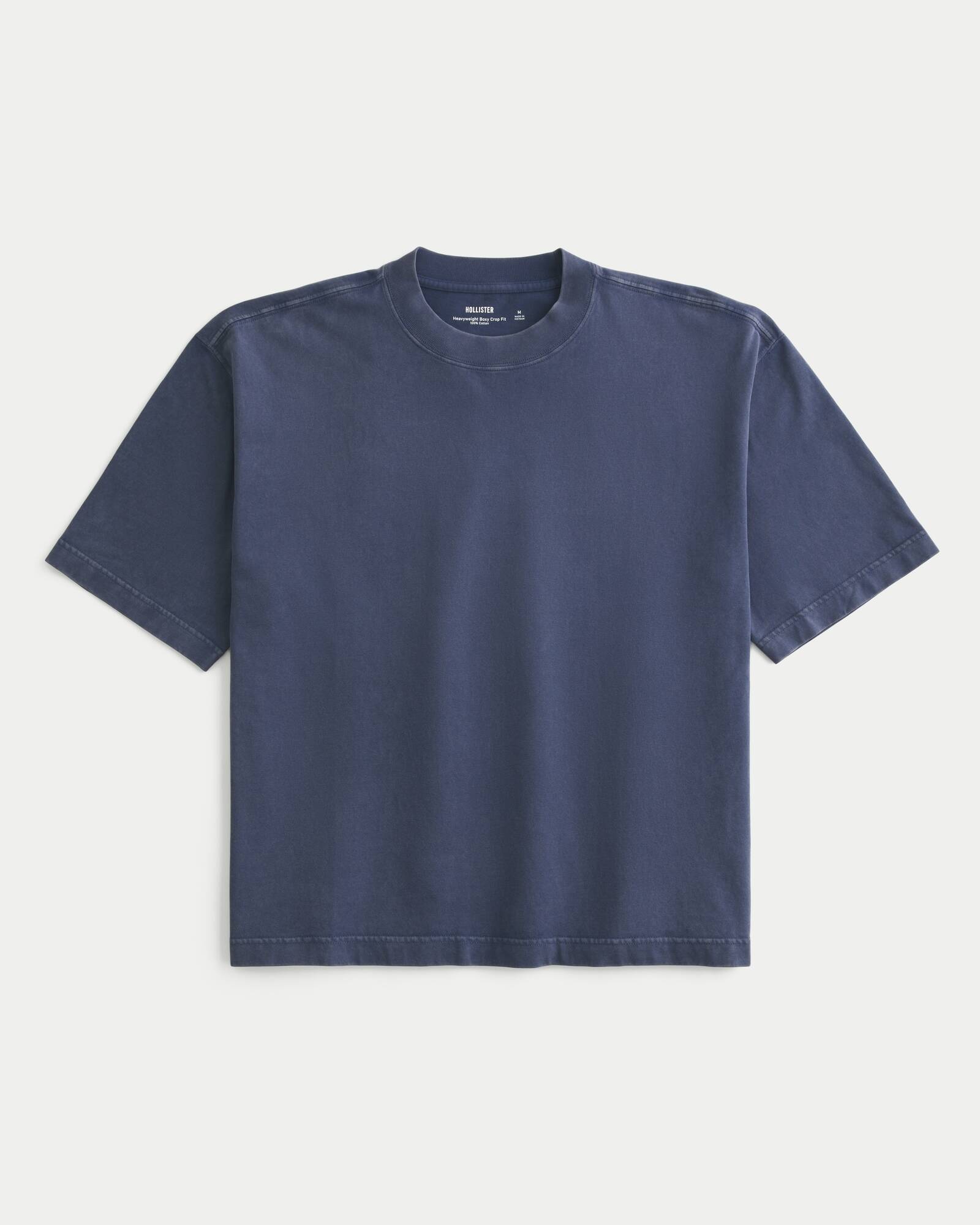 Boxy Heavyweight Crop Crew T-Shirt