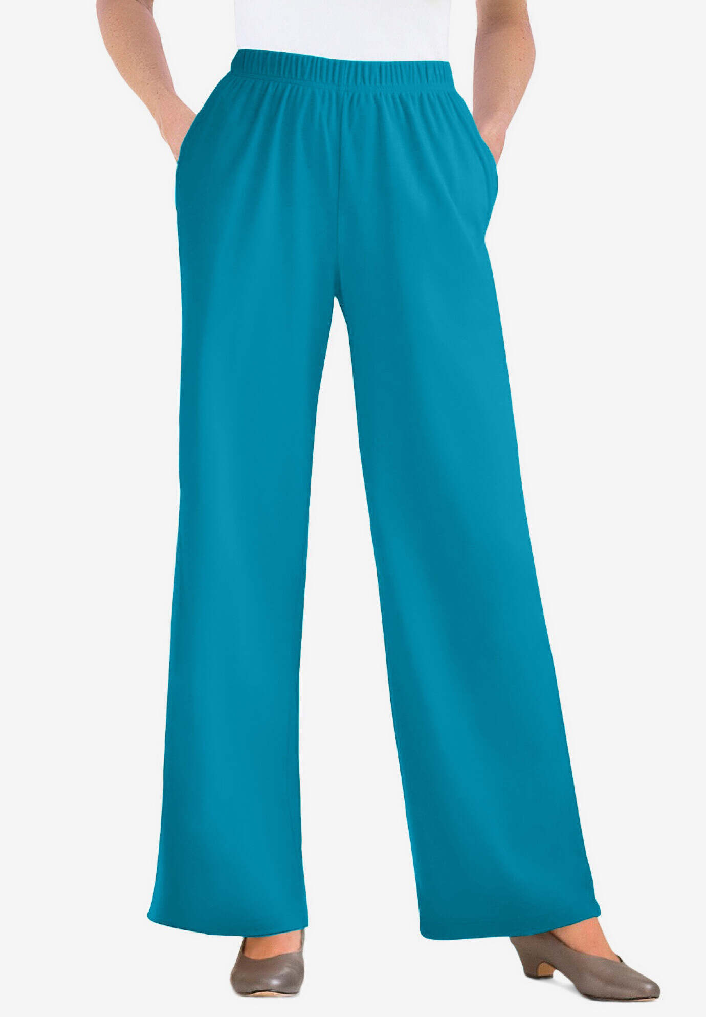 7-Day Knit Wide-Leg Pant