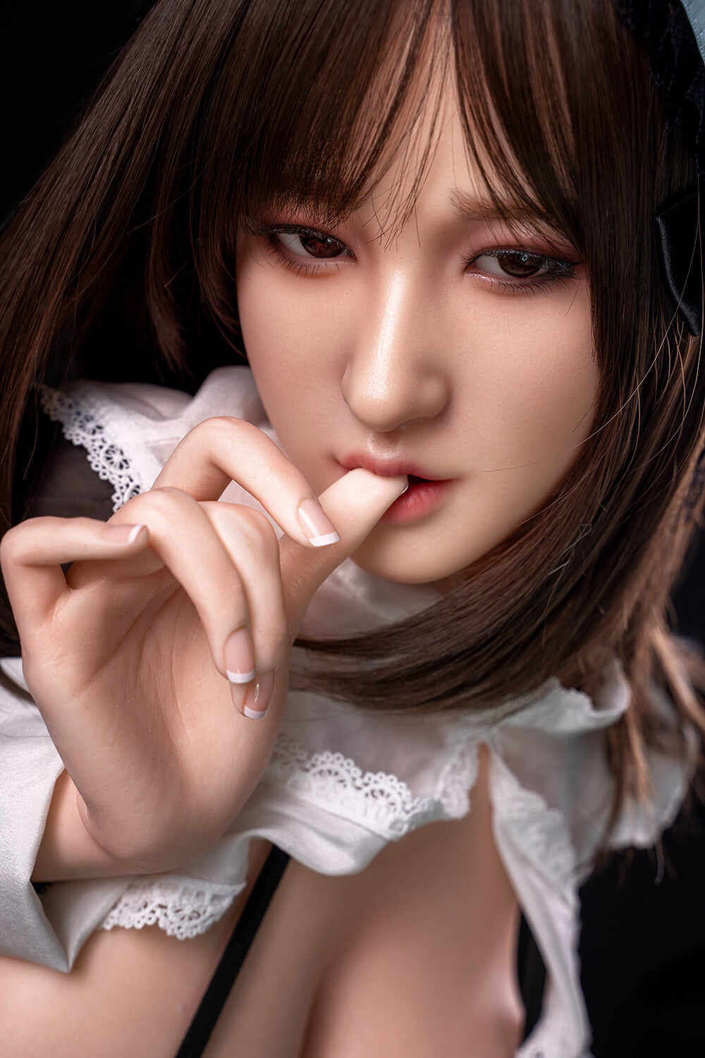 Diana 5ft51 / 168cm #546 Head Full Silicone Japanese Maid Full Size Realistic Sex Doll For Blowjob
