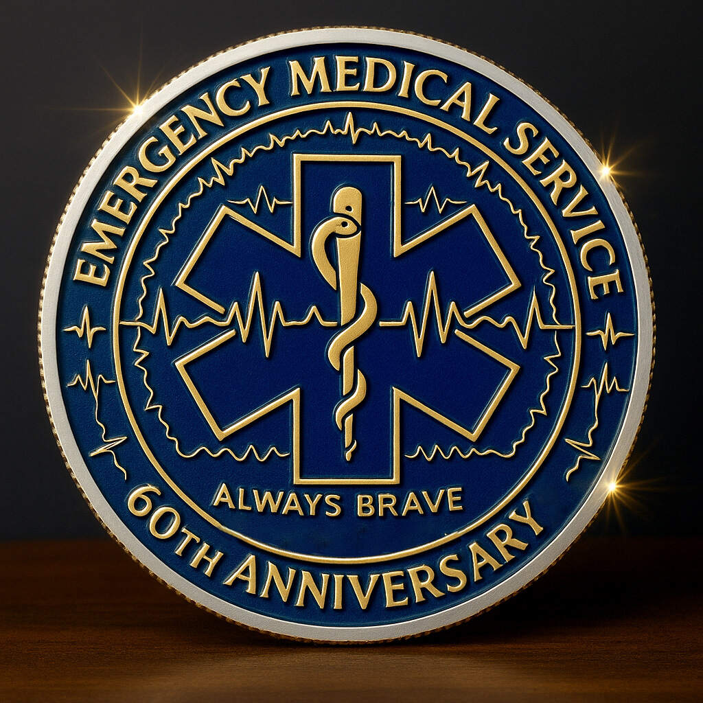 EMS 60th Anniversary Coin