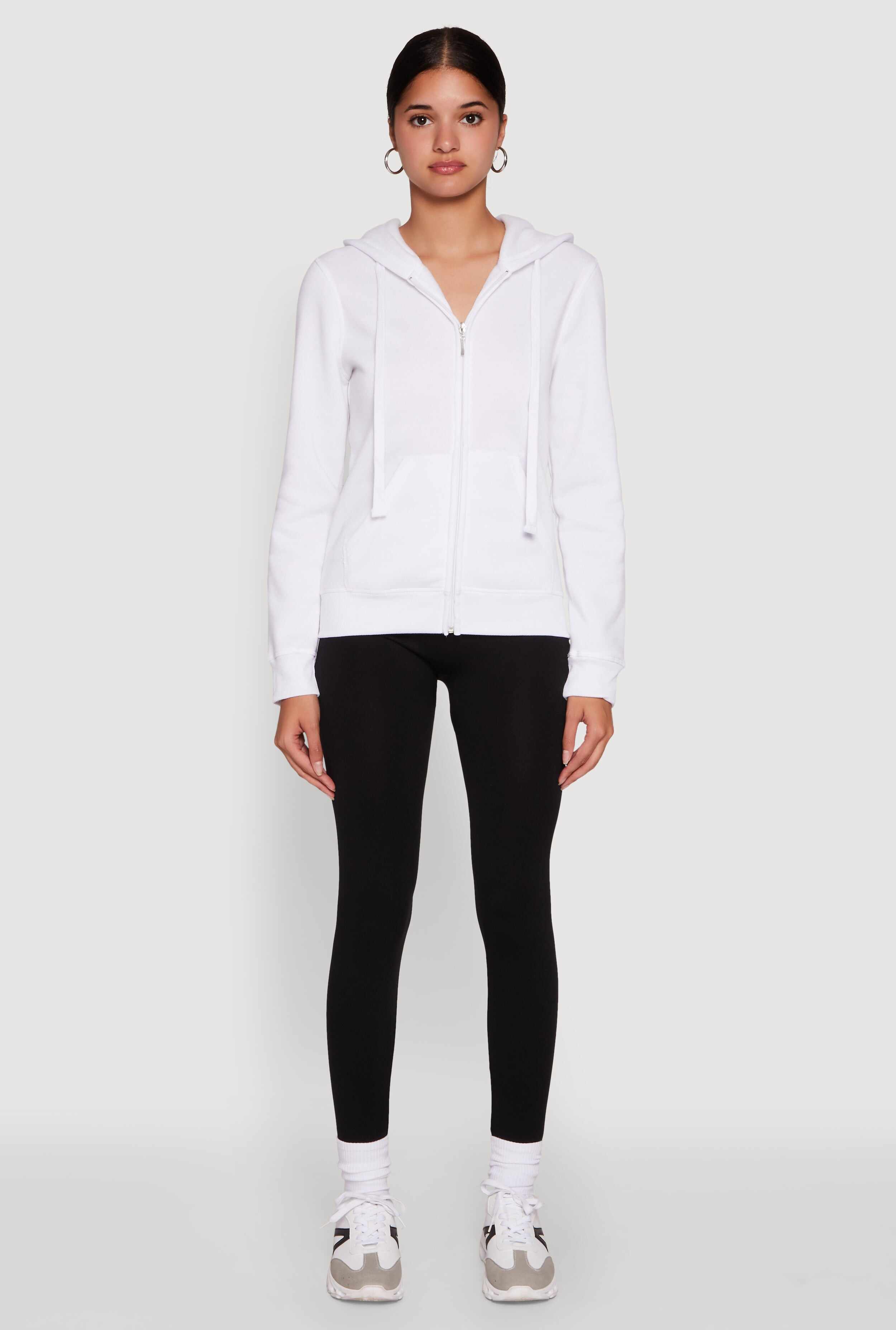 Trendy Fleece Lined Hooded Sweatshirt