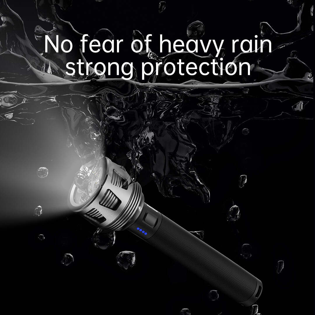 NexTool Portable LED Search Flashlight With Strap Design, Type-C Rechargeable, Water-resistant 10000mAh/120 Hours For Emergency