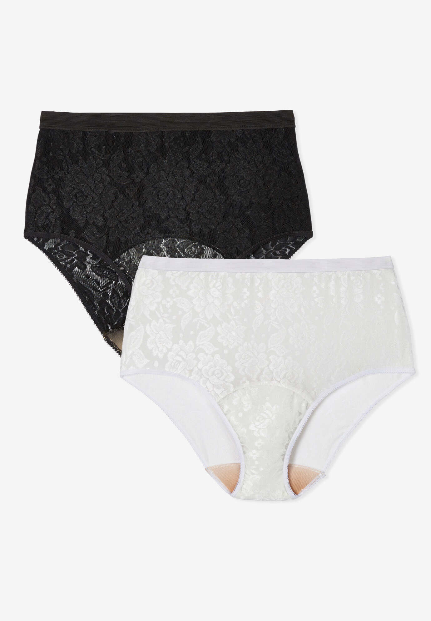 Lace Incontinence Brief 2-Pack