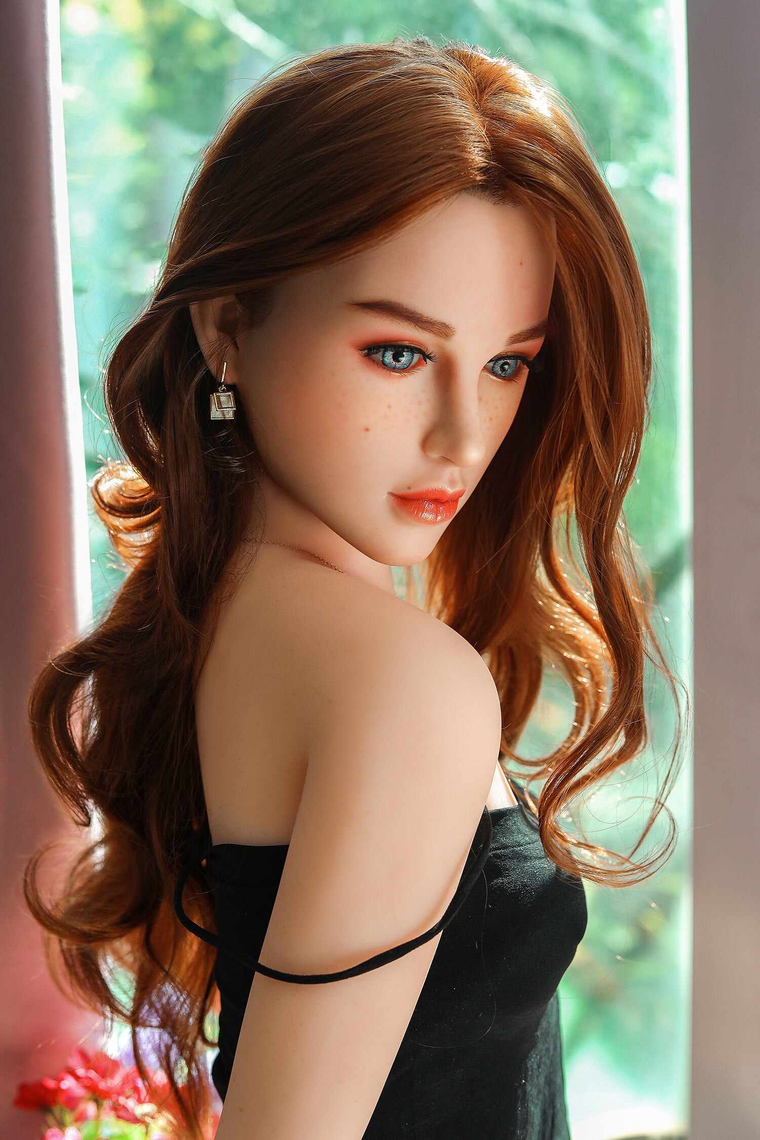 Jessica 5ft21/ 159cm #263 Head Full TPE Small Breast Brown Real-looking Girl Sex Doll For Men