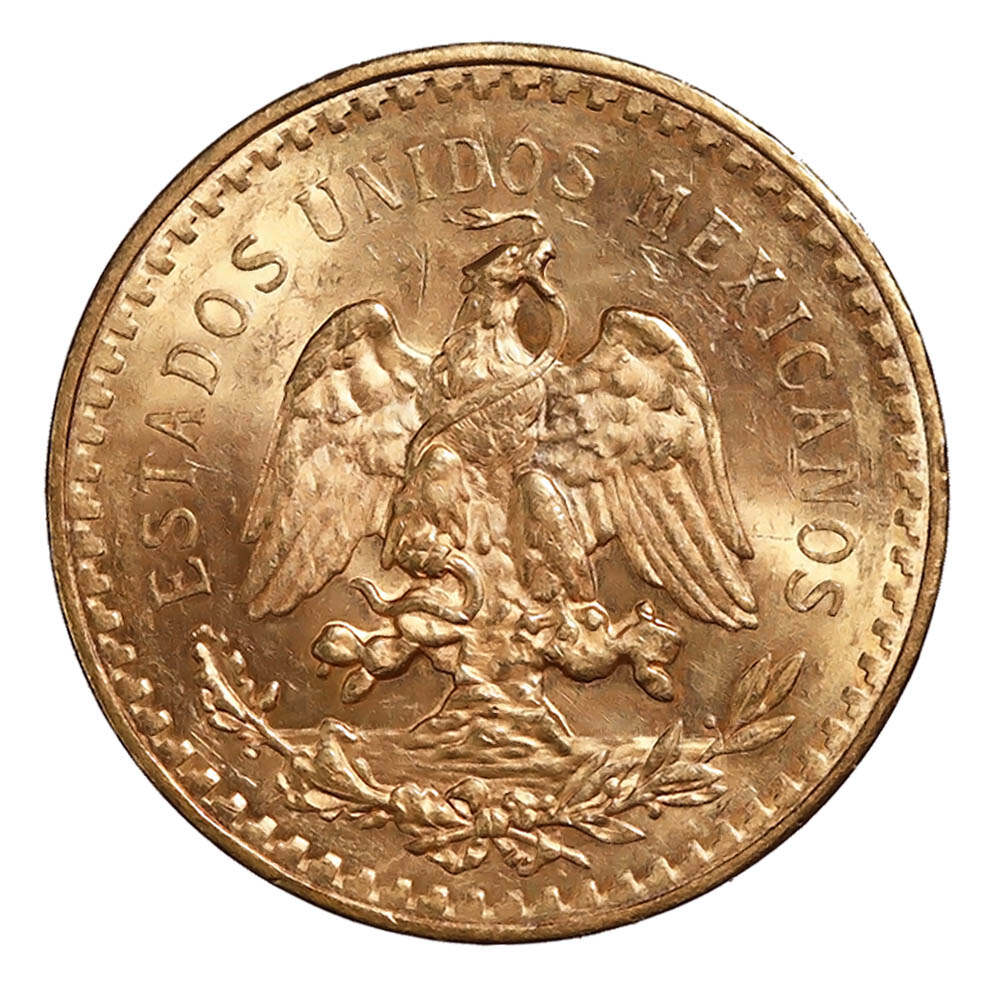 1821 & 1929 Mexican 50 Pesos Gold Coins