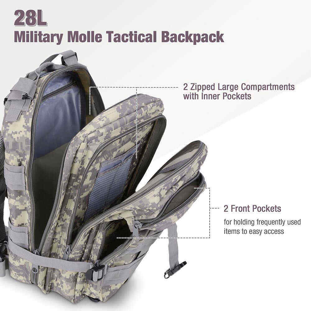 Water resistant Outdoor Sports 30L Hiking Backpack Bag Color Opt