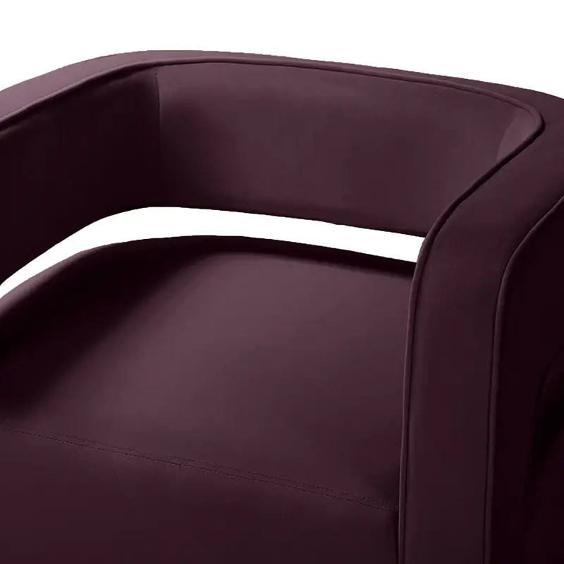Agata Velvet Swivel Barrel Armchair