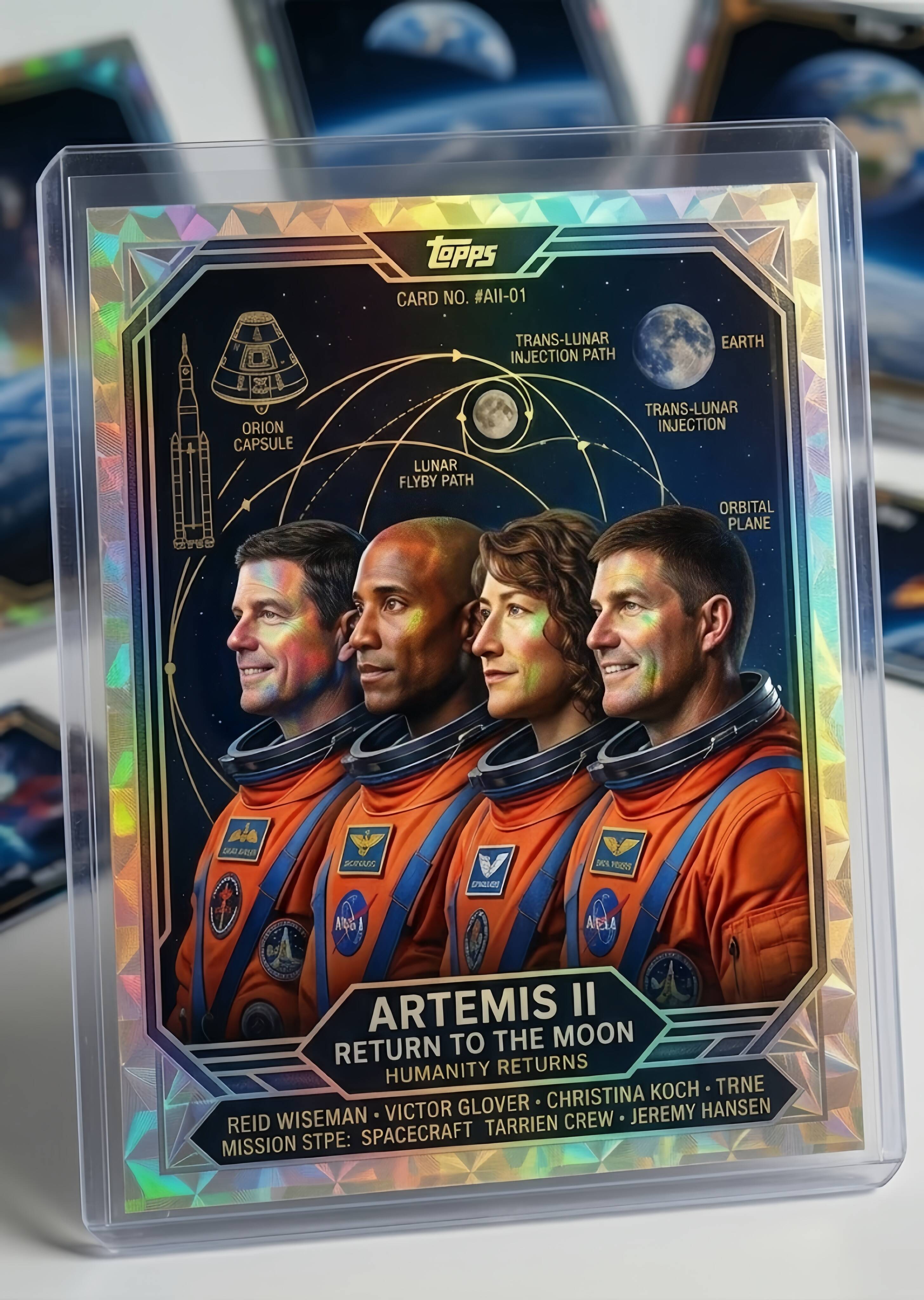 🌌Artemis II NASA Premium Trading Card Box