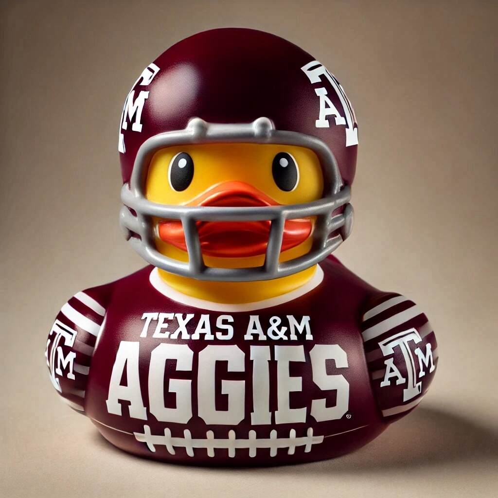 SEC Football Rubber Duck