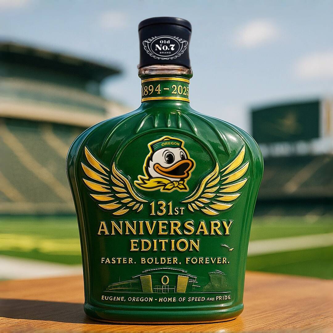 Ducks 131st Anniversary Whiskey Bottle