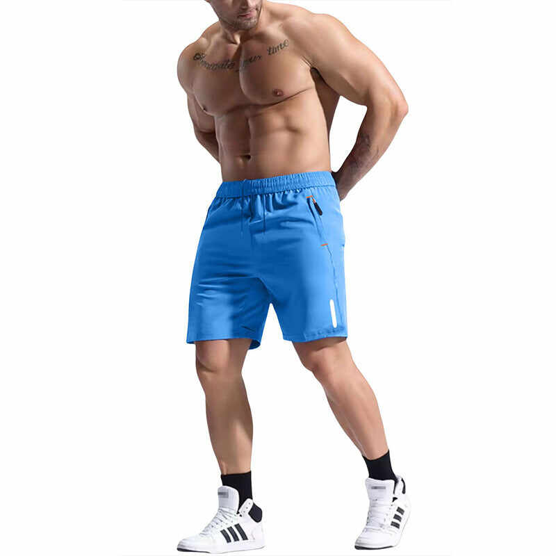 European Size Men's Shorts Elastic Waist Summer Sports