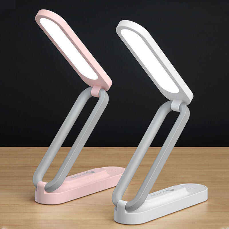 Student Dormitory Study Lamp Three Lighting Mode Portable USB Folding Desk Lamp