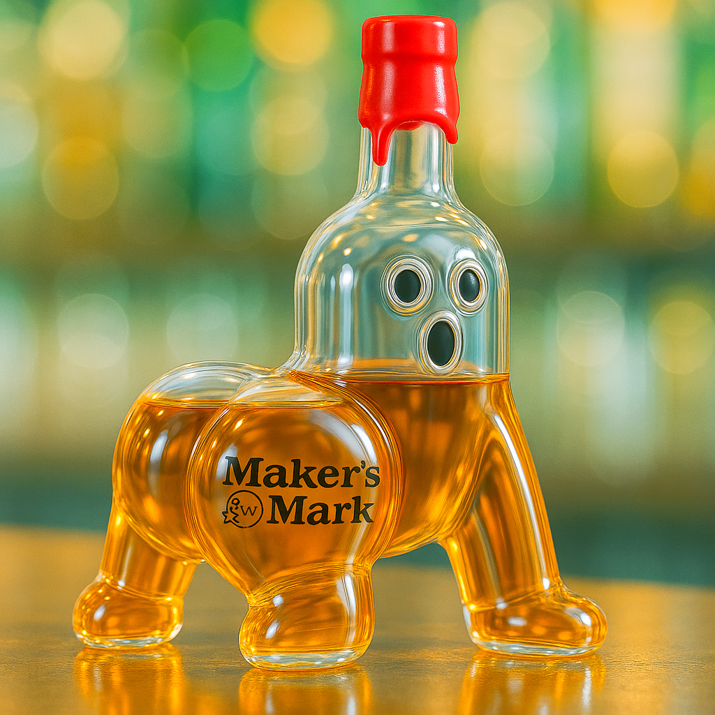 Boo-Tender Whiskey Bottle
