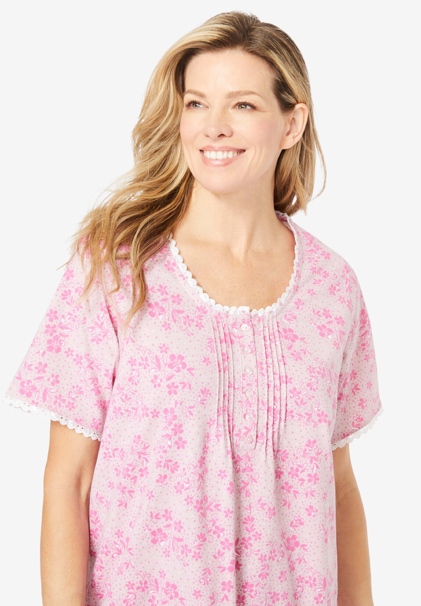 2-Piece Pintuck Tee and Capri Sleep Set