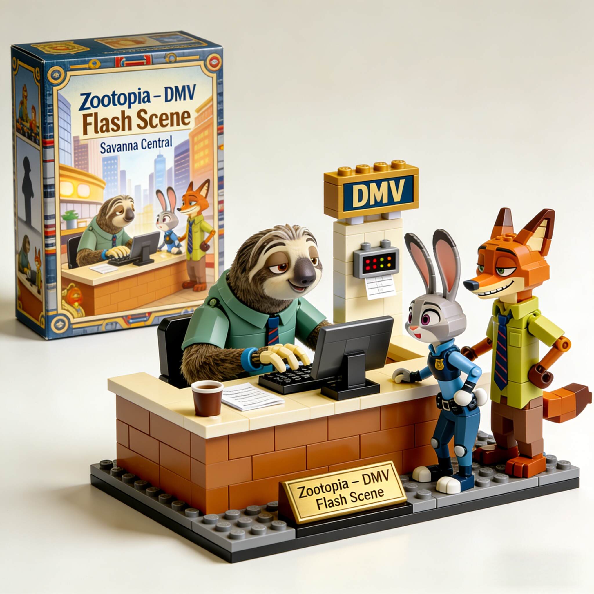 Zootopia Laugh & Love Brick Display Set
