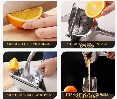 Hand Juicer Squeezer - Portable Manual Fruit Juicer