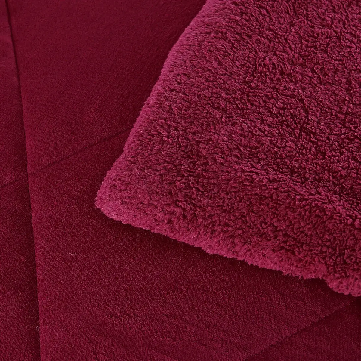 Fleece/ Sherpa Down Alternative 3-piece Comforter Set