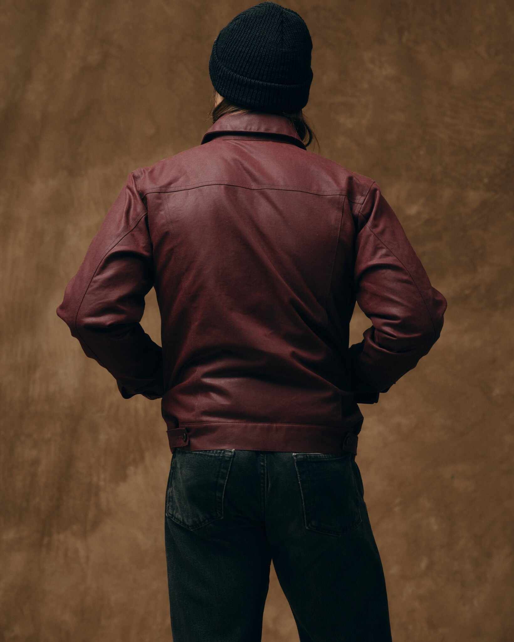 Tin Cloth Short Lined Cruiser Jacket - Fired Brick