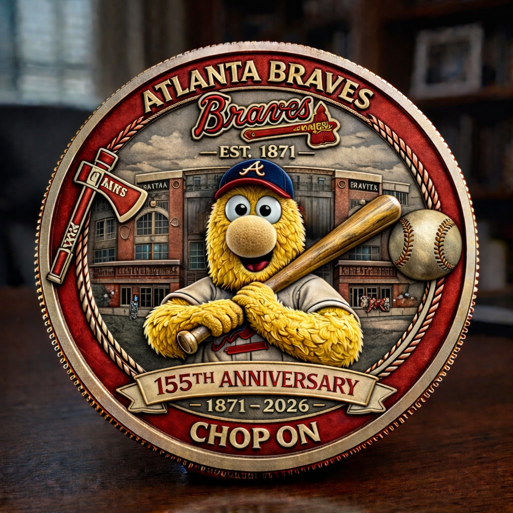 Braves 155th Anniversary (1871-2026) Collectible Coin