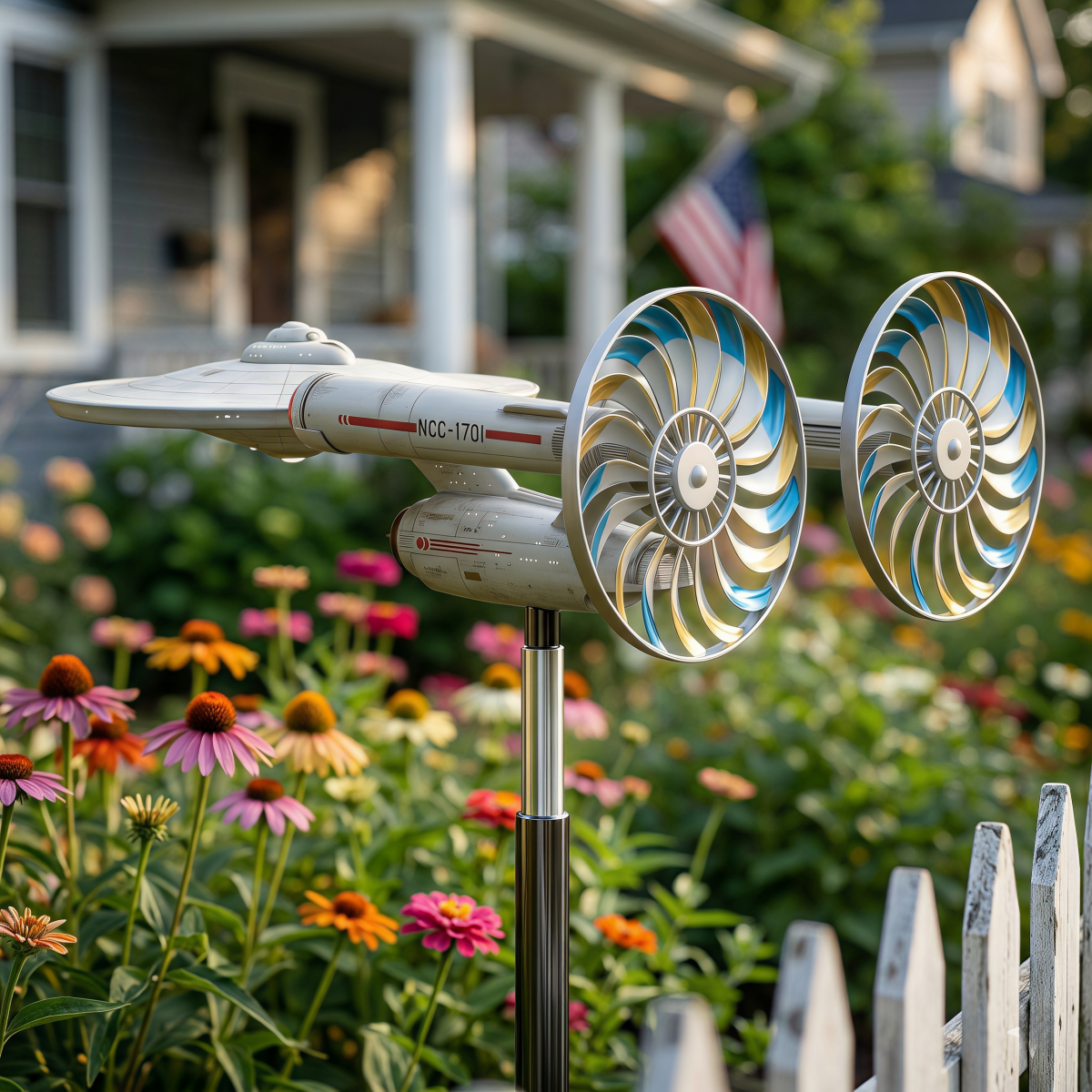 Star Trek Series 60th Anniversary Garden Wind Spinner🛸