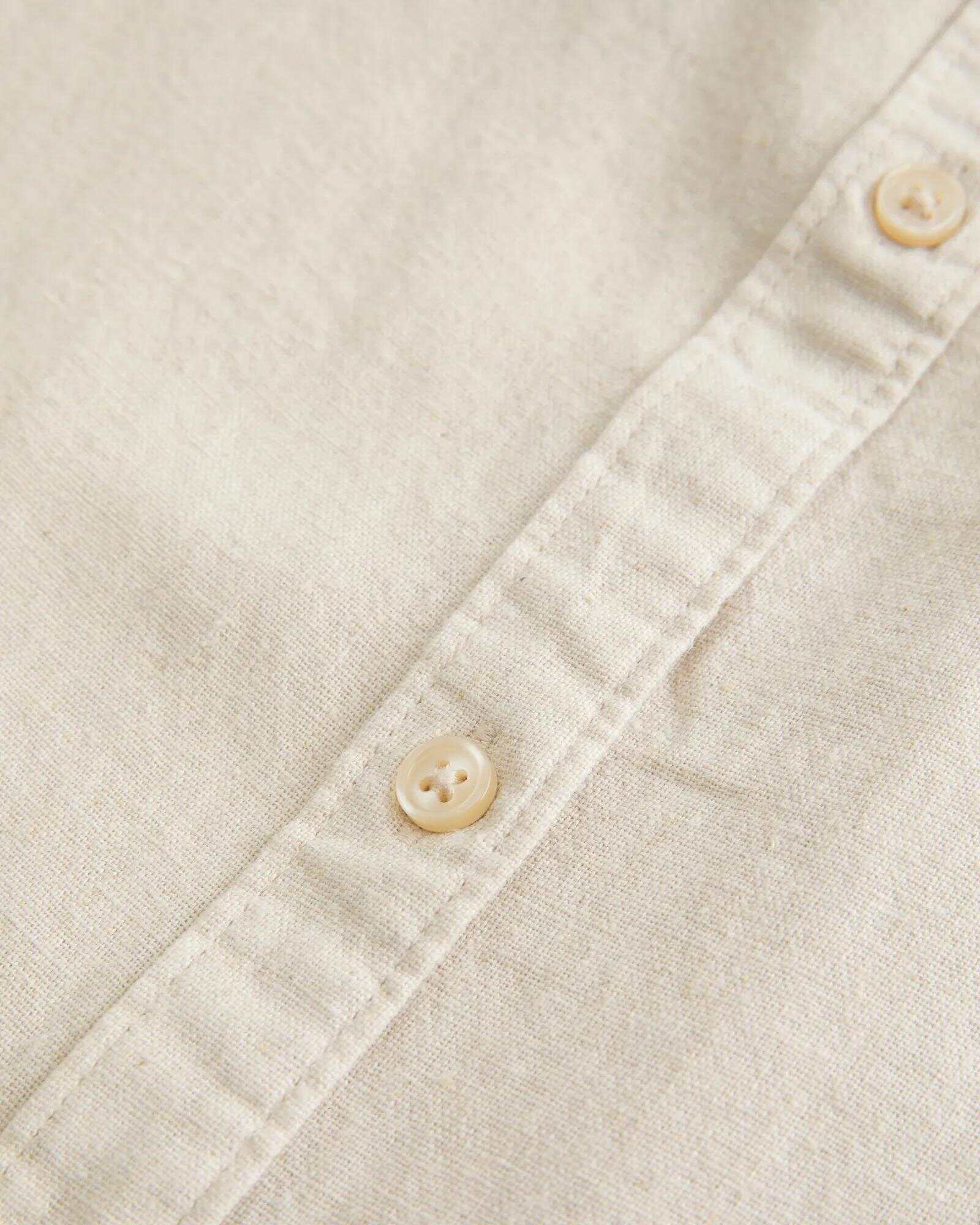 Oversized Linen-Blend Shirt
