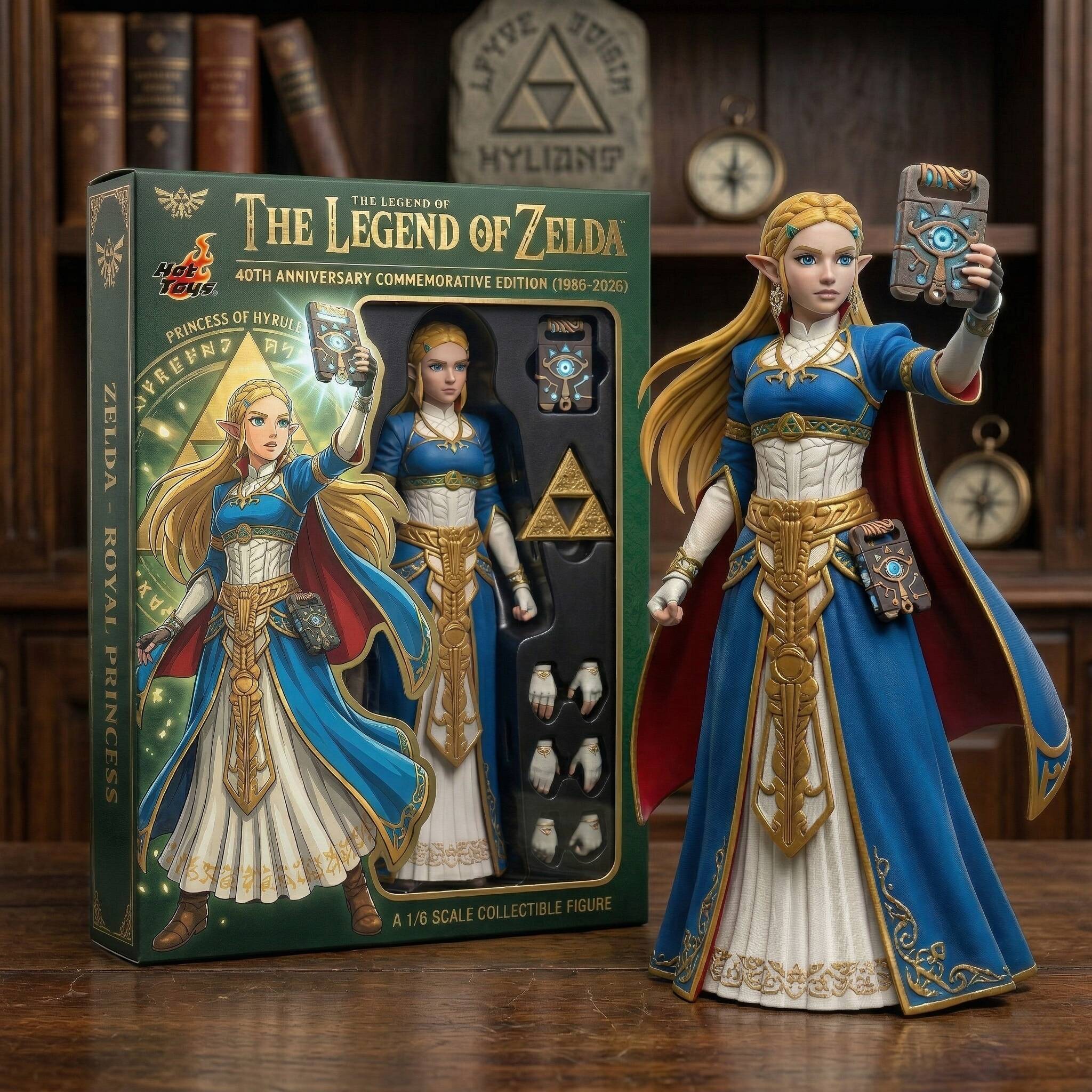 ⚔️The Legend of Zelda 40th Anniversary Hot Toys Scale Collectible Figure（1986-2026）