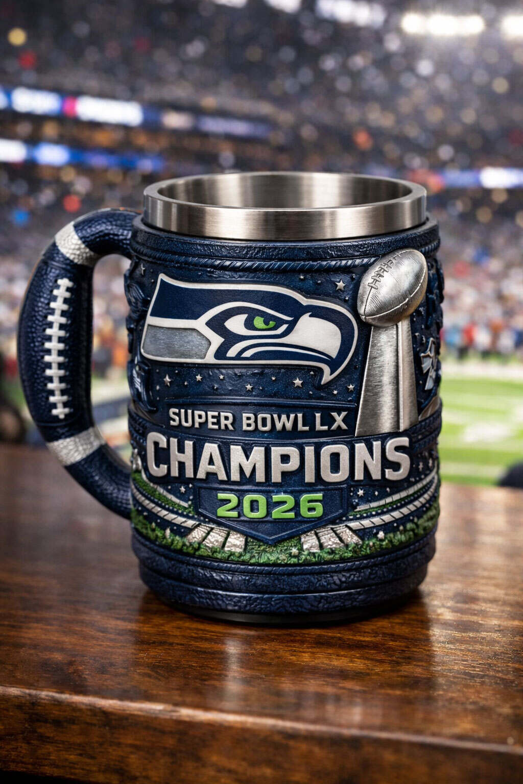 2026 Super Bowl LX Champions Seahawks Mug