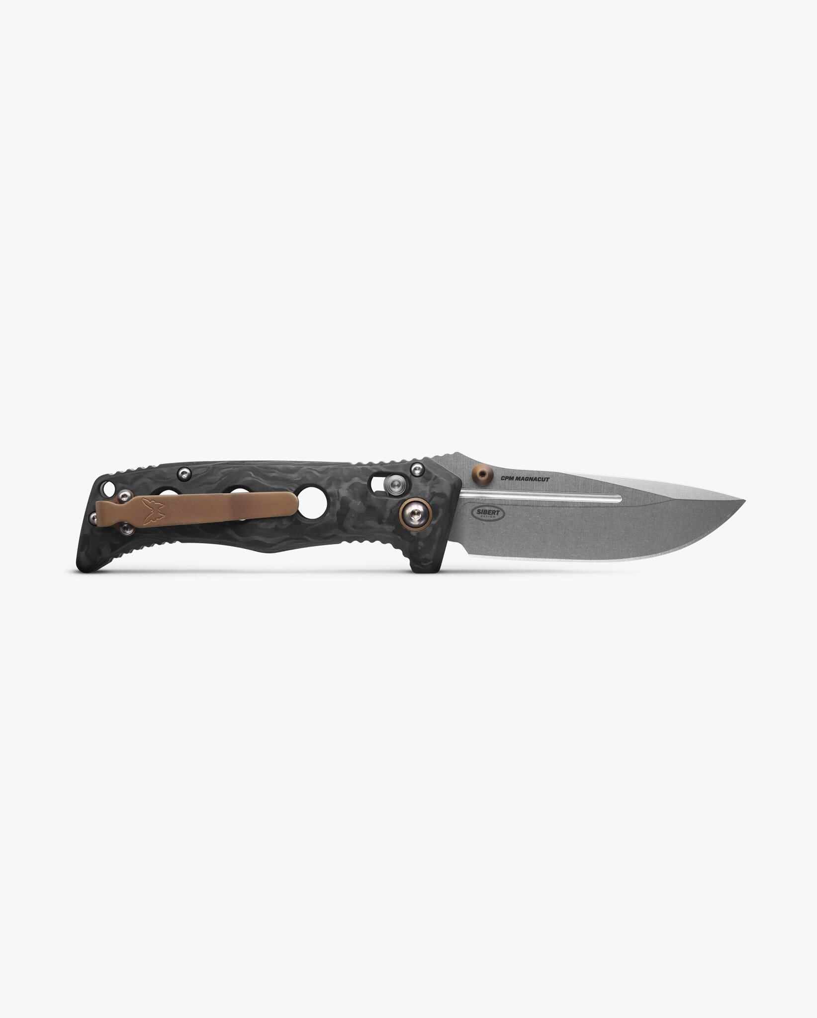 Mini Adamas® | Marbled Carbon Fiber | Drop-point