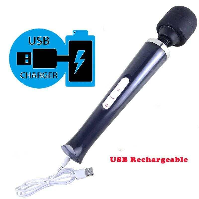 PASSION PULSE Magic Wand Vibrator – Clitoris & G-Spot Stimulator