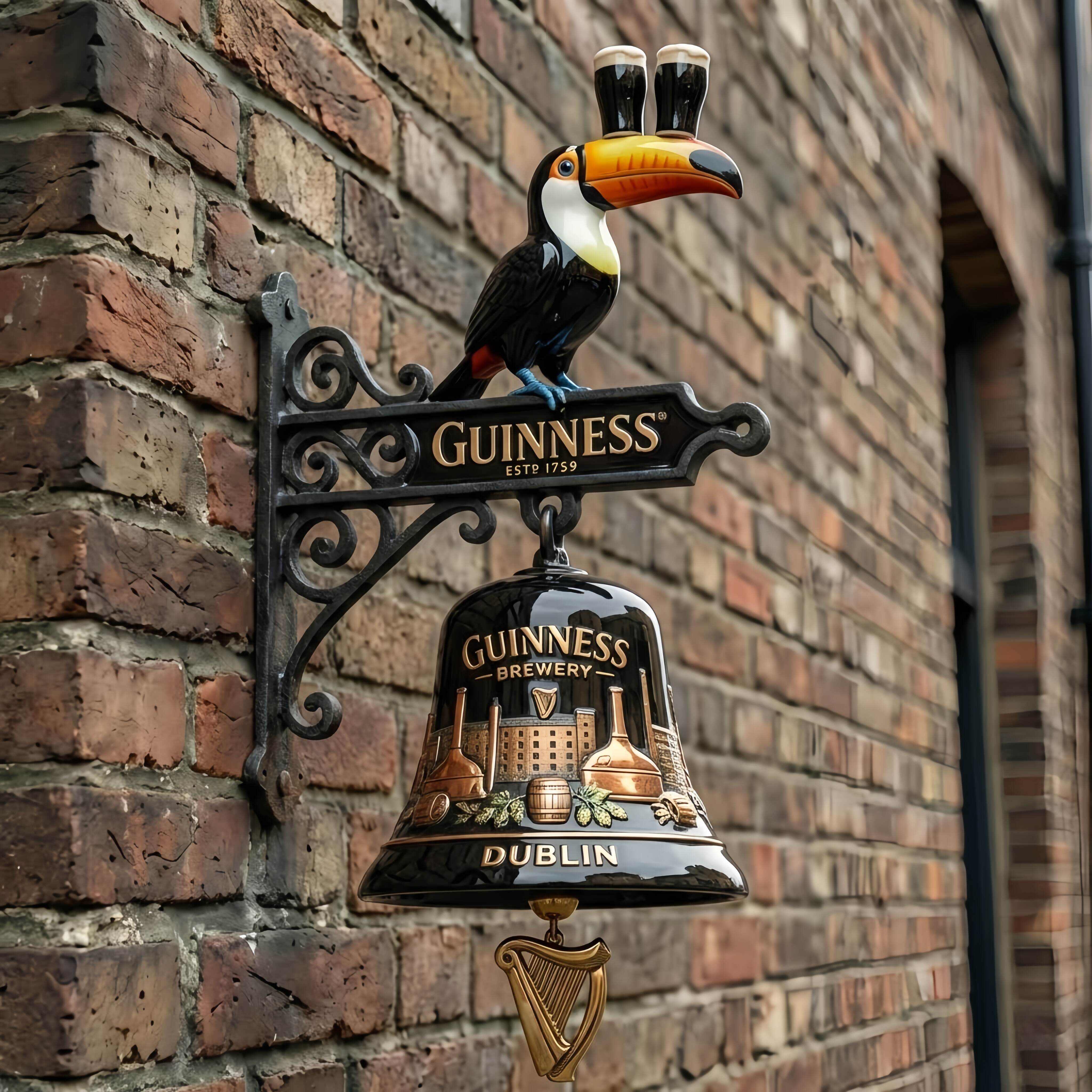 Guinness Brewery ESTD 1759 Heritage Collector’s Wall Bell