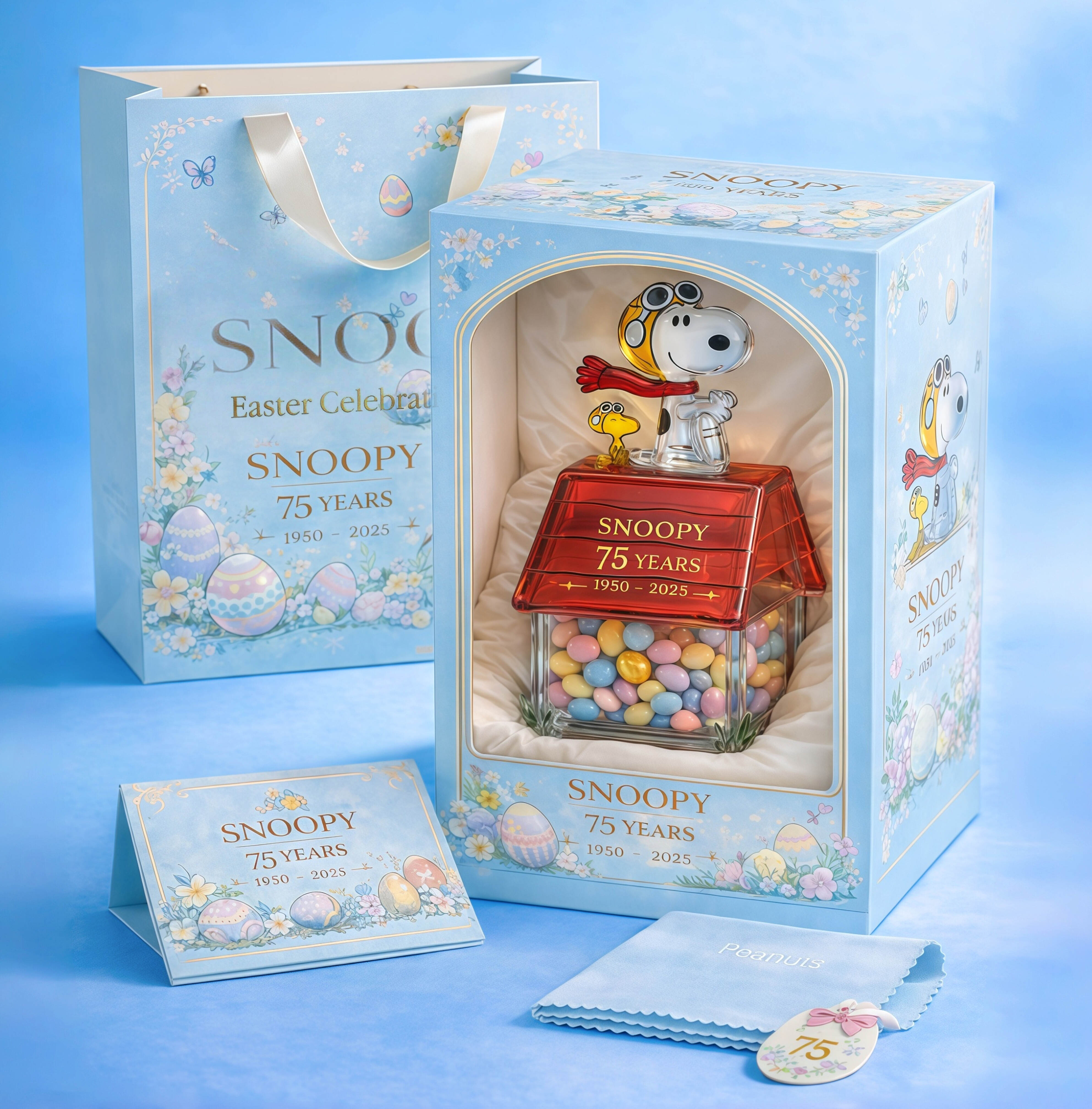 Snoopy 75th Anniversary Easter Celebration Collector’s Edition Candy Jar(1950–2025)