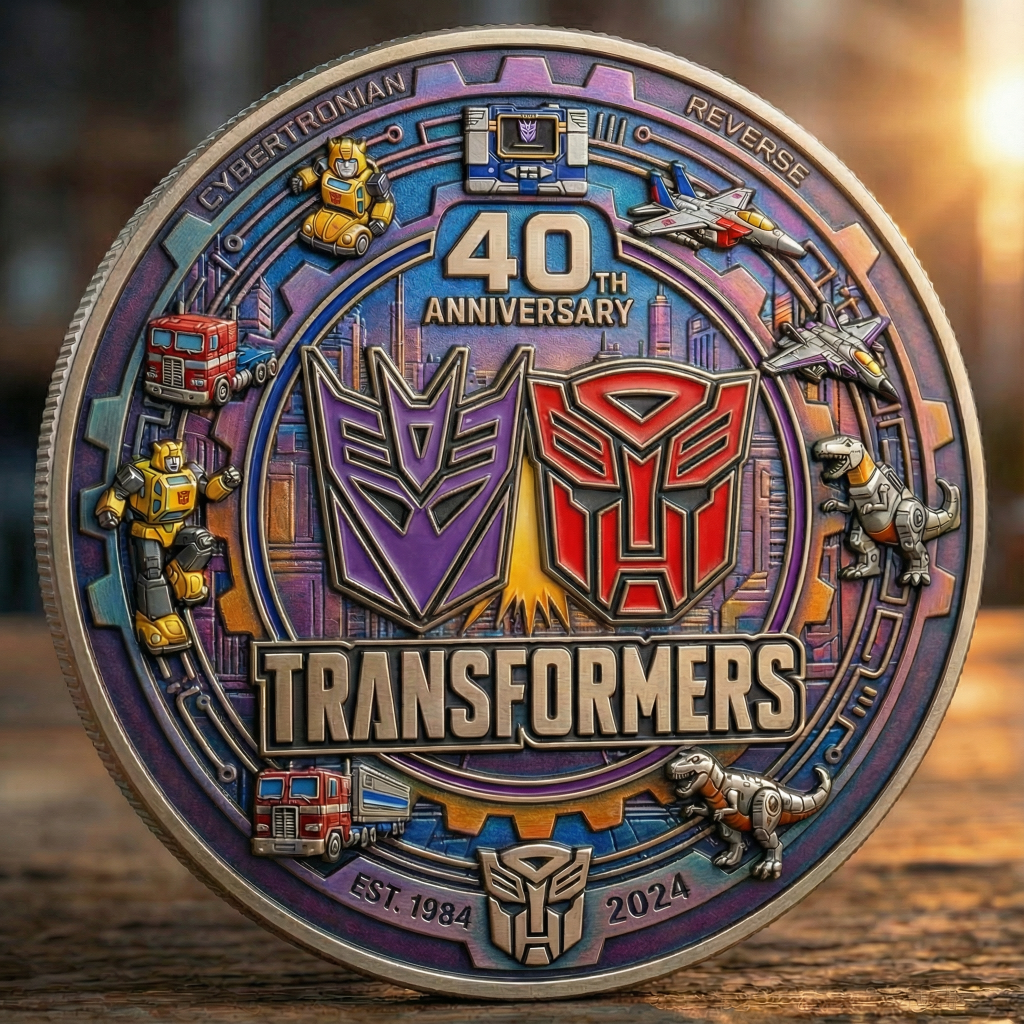 Transformers 40th Anniversary Commemorative Coin