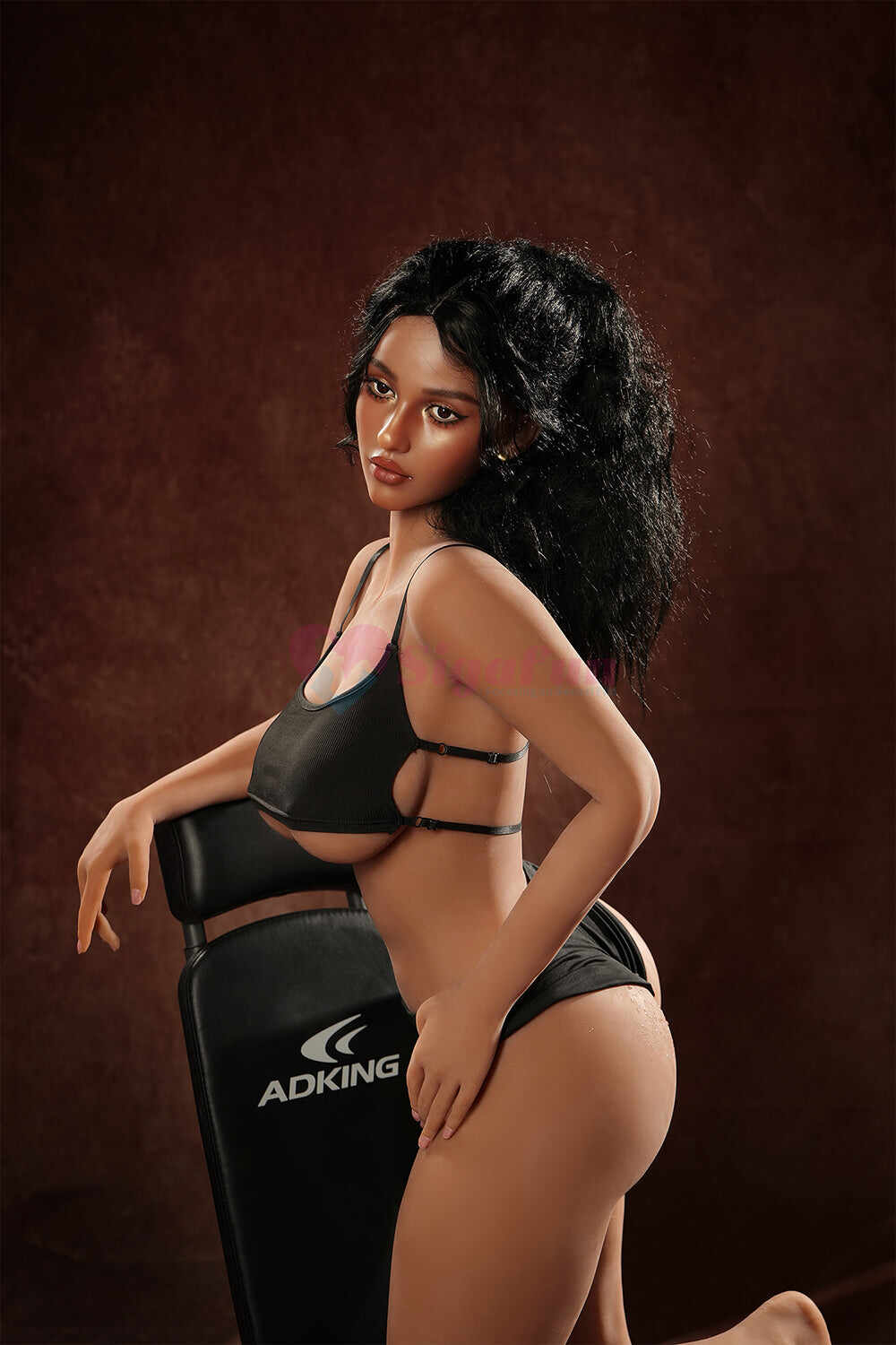 EU Stock - Viv 5.21ft/ 159cm #SG2/SG3 TPE Dark Tanned Realistic Big Breasts Sexy Adult Sex Doll