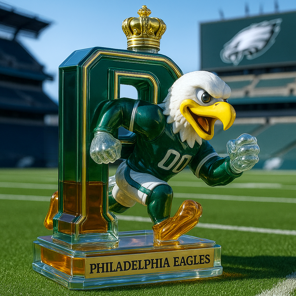 Philadelphia Eagles Commemorative Whiskey Bottle