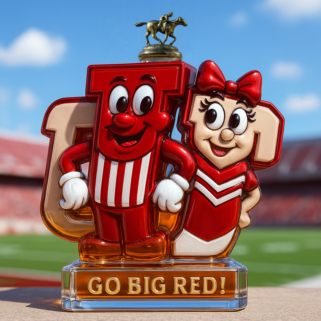 Indiana Hoosiers Mr. IU & Ms. IU Limited Edition Whiskey Bottle