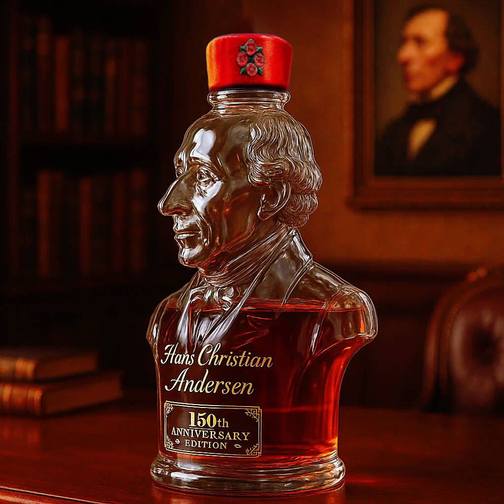 Hans Christian Andersen 150th Anniversary Whisky Bottle