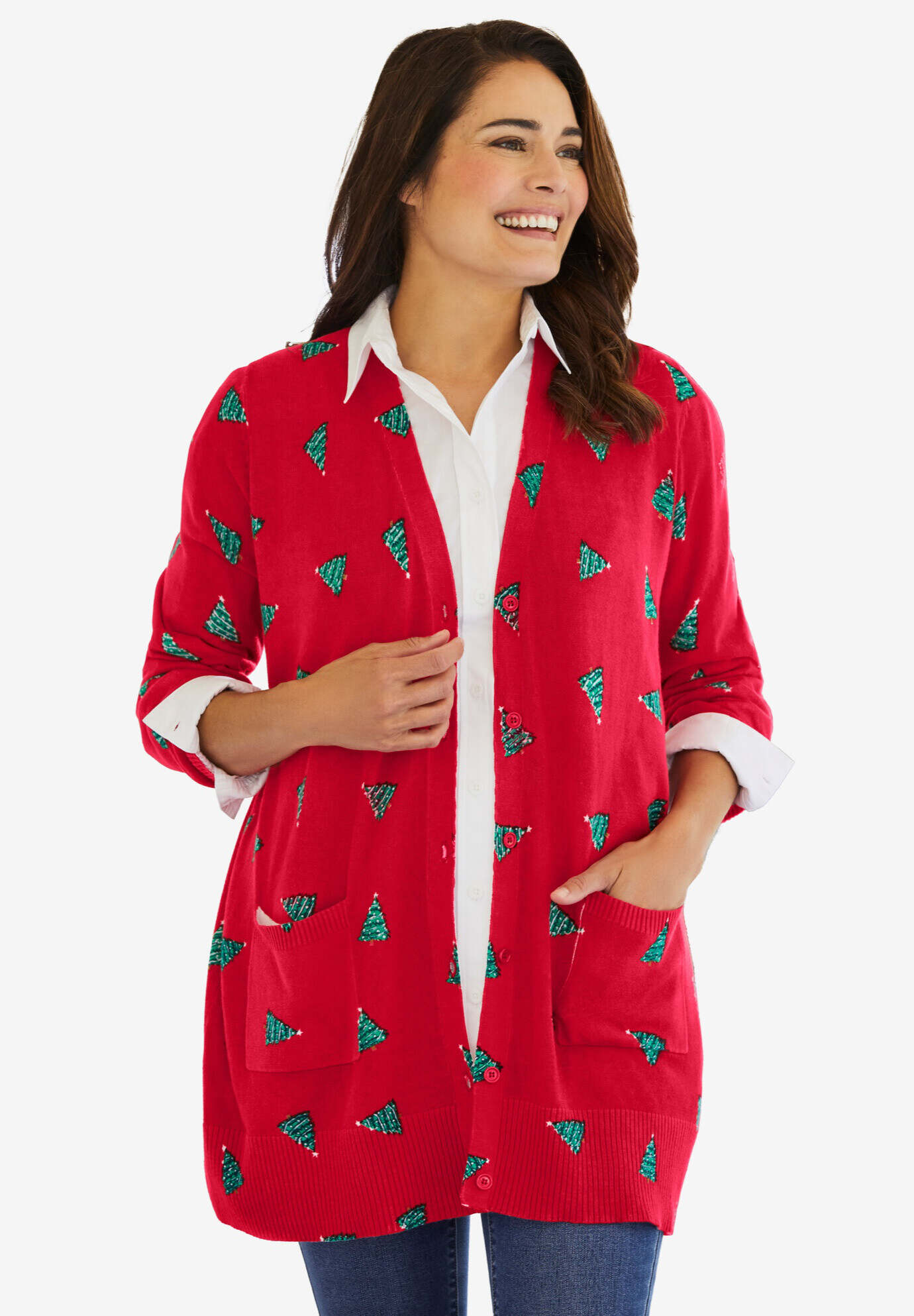 Perfect Longer-Length Cotton Cardigan
