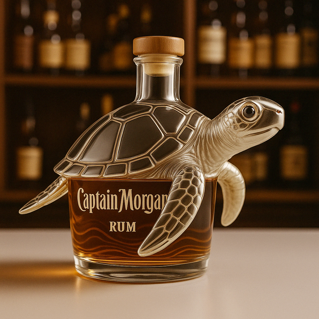 Sea Turtle Whiskey Bottle