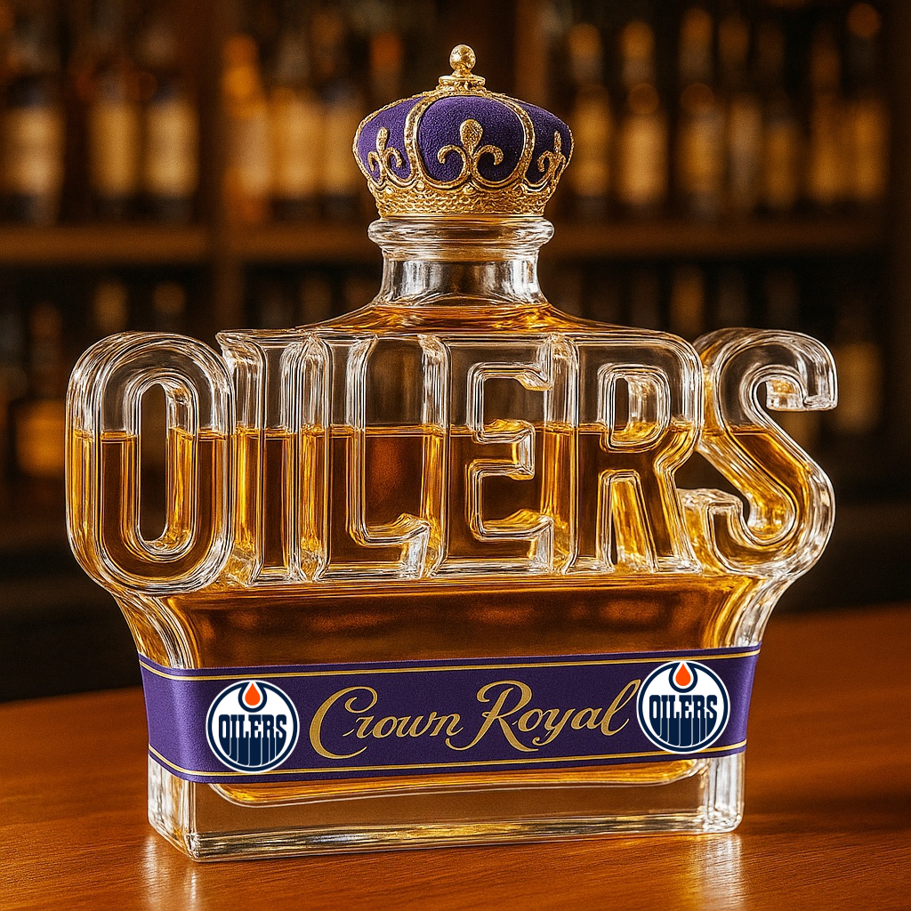 OILERS Whiskey Bottle