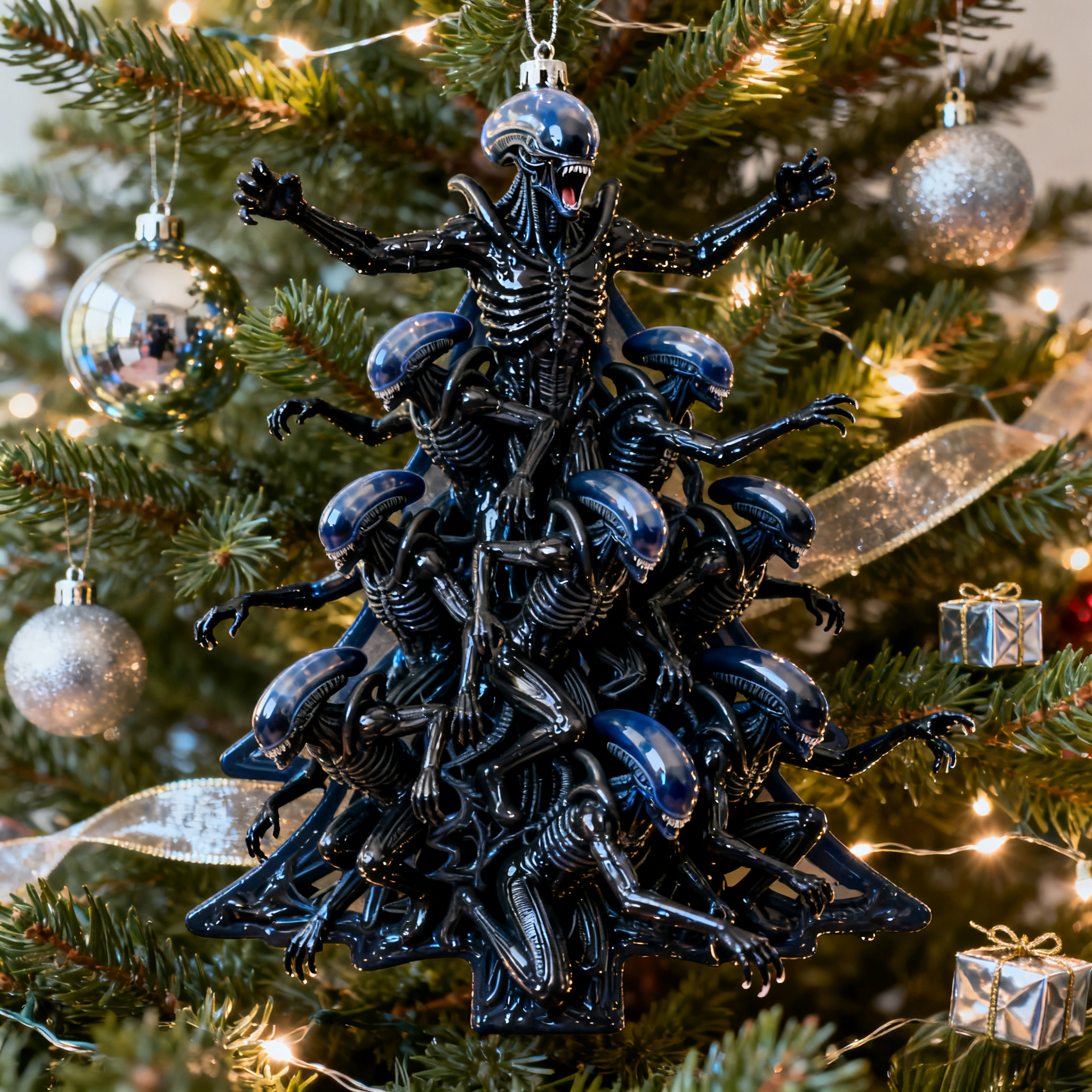 Alien Hive Christmas Ornament