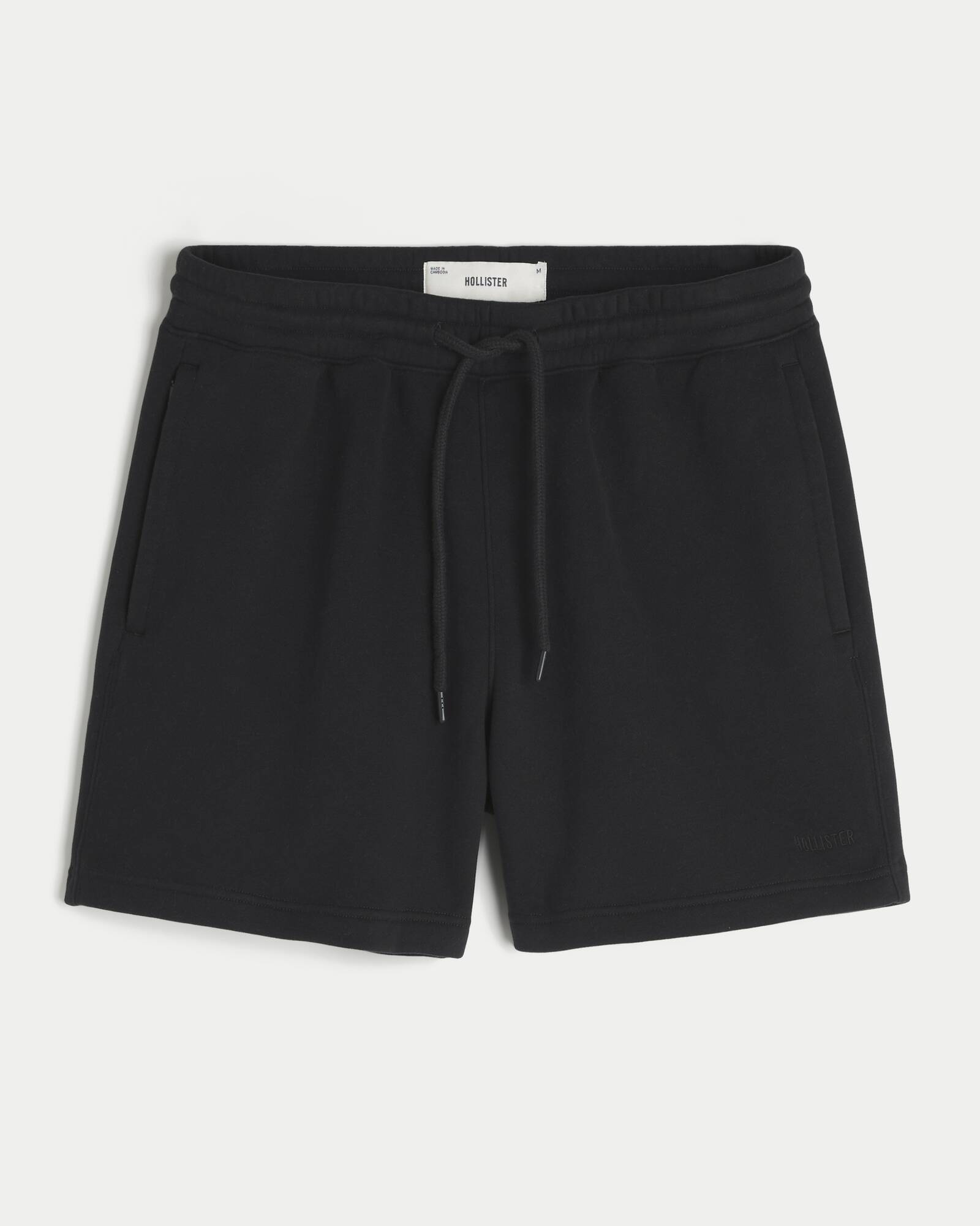 Mid-Thigh Camo Loose Fleece Shorts