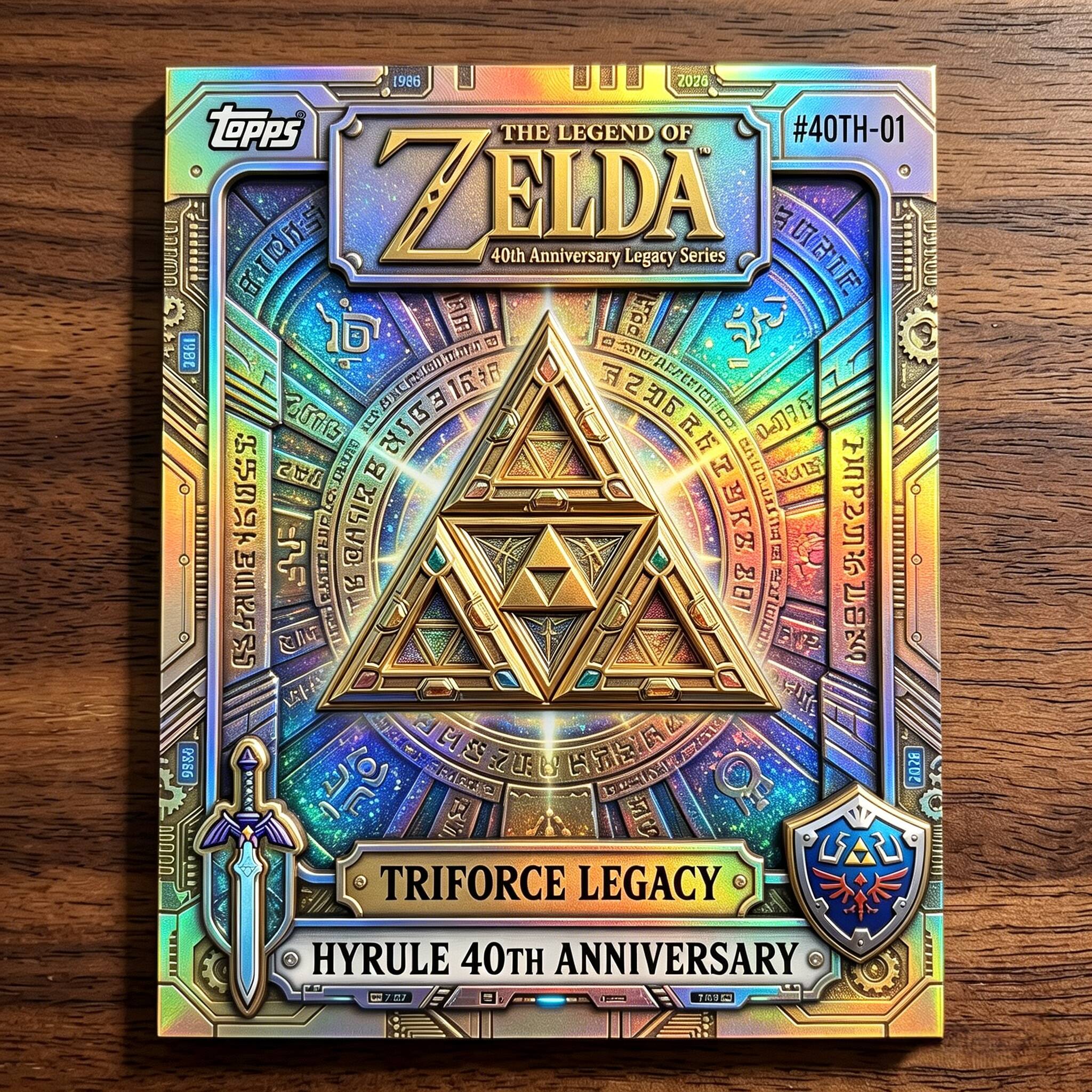 ✨The Legend of Zelda TCG 40th Anniversary Limited Edition TCG Cards !