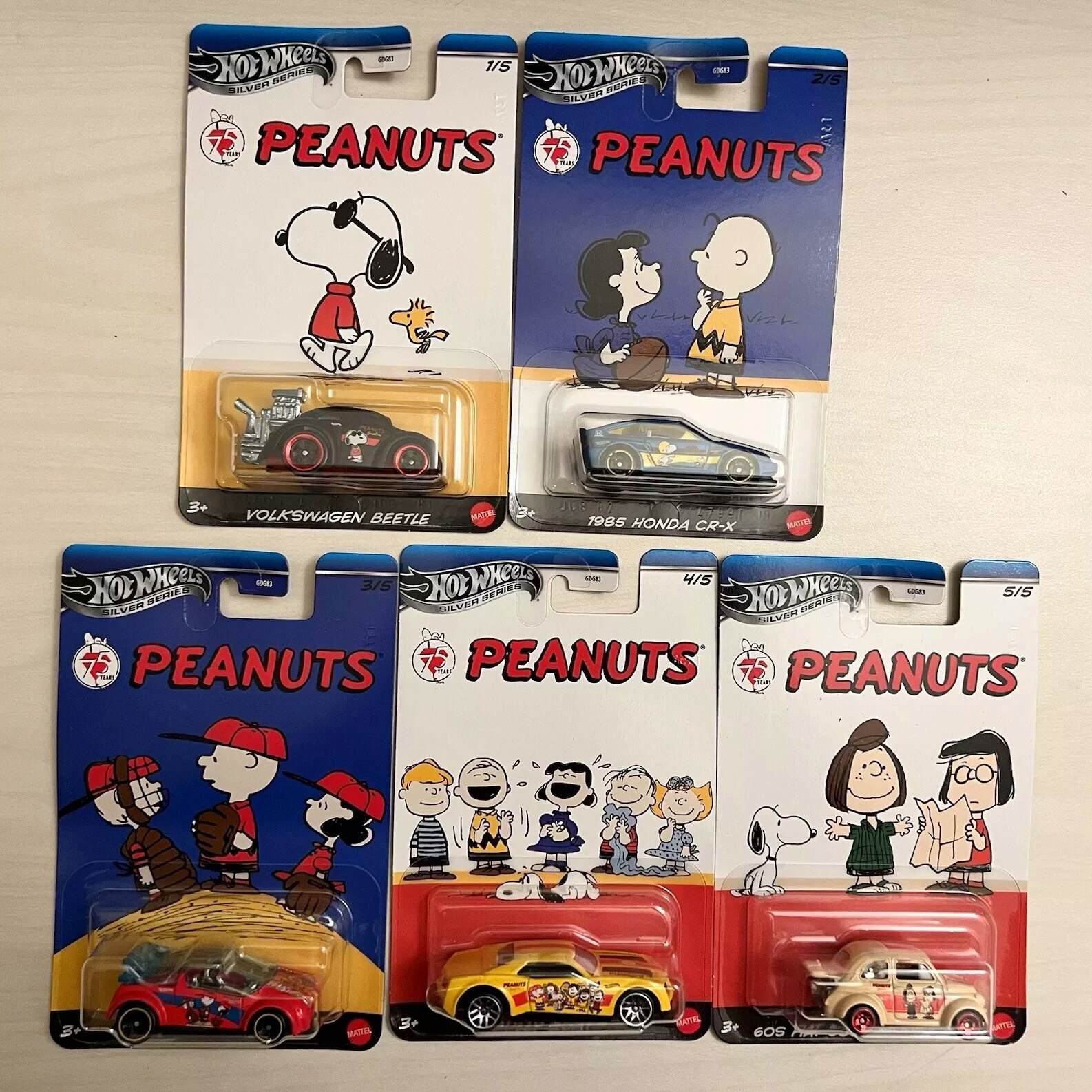 Hot Wheels 2025 Peanuts 75th Anniversary