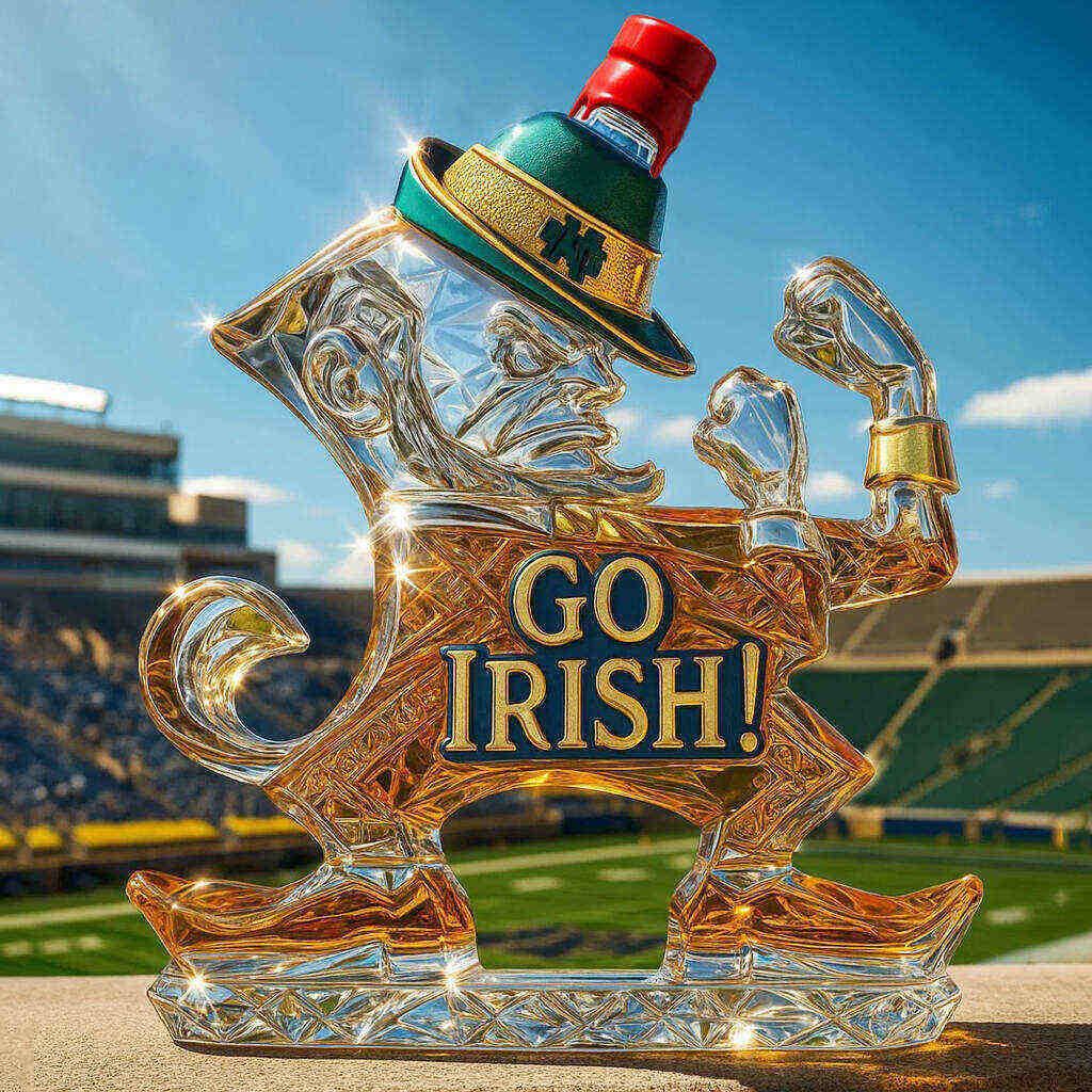 Notre Dame Fighting Irish Whiskey bottle