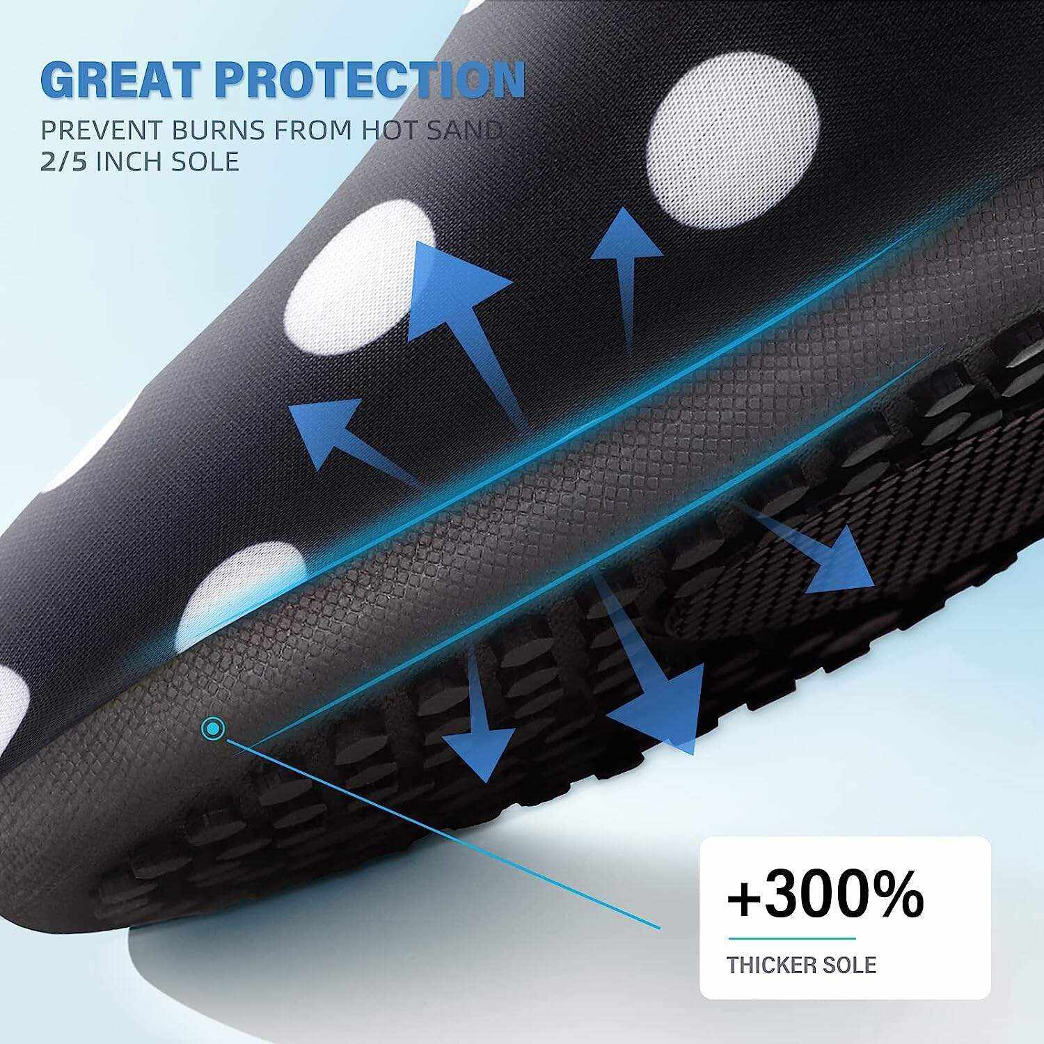 Water Shoes for Women Men Quick-Dry Aqua Socks Swim Beach Barefoot Yoga Exercise Wear Sport Accessories Pool Camping Must Haves Adult Youth Size