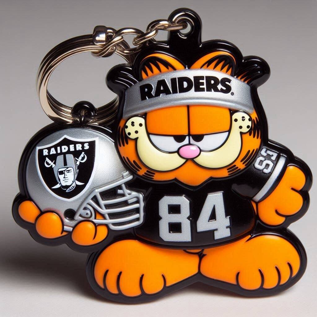 NHL Team Spirit Garfield Keychain