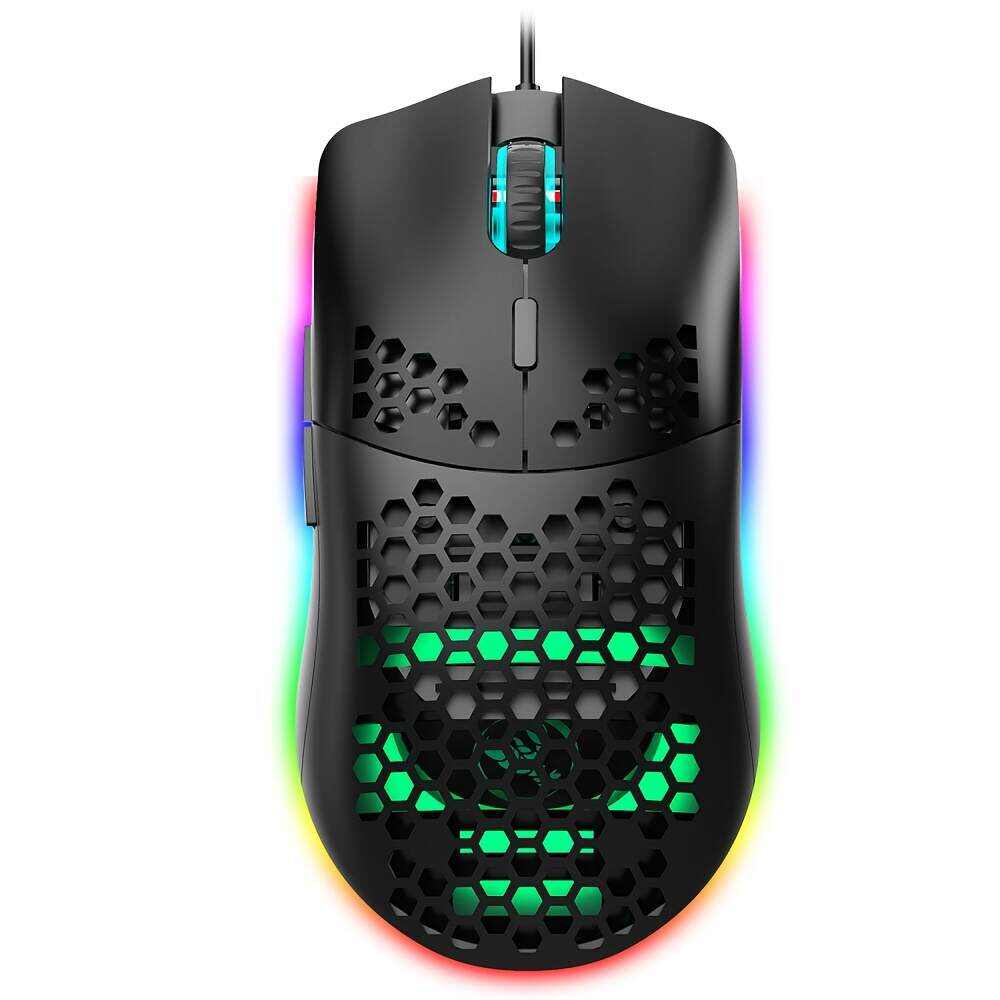 HXSJ Wired Gaming Mouse With RGB Lighting, 6 Programmable Buttons, And Switch Support For All Games
