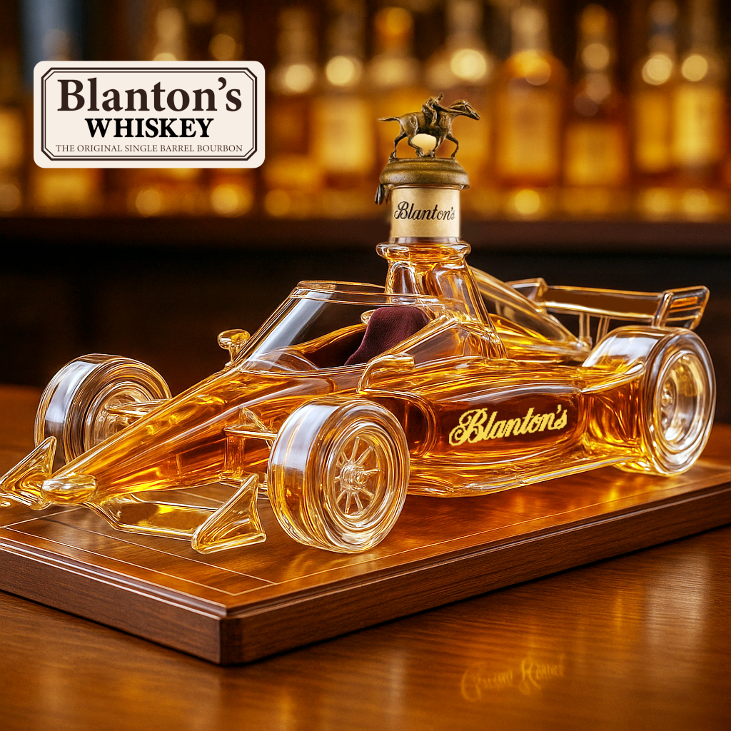 IndyCar Whiskey Bottle